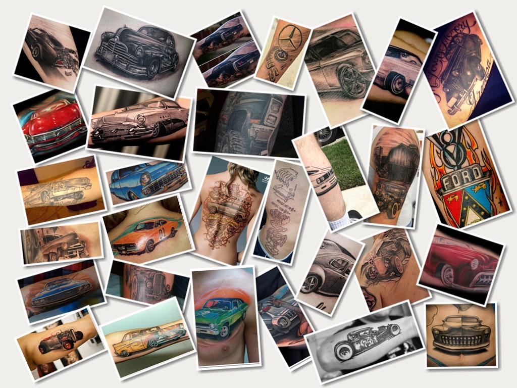great car tattoos images
