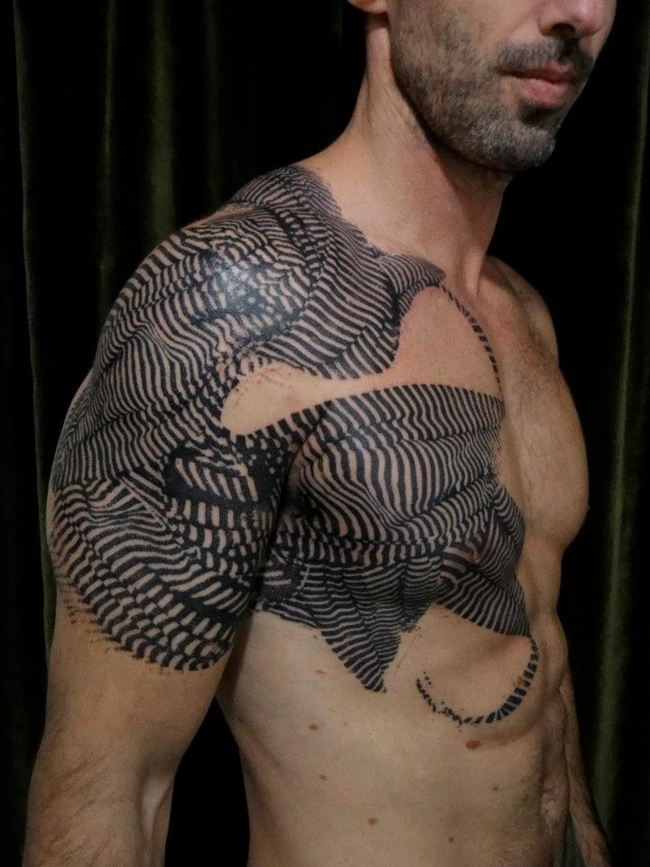 Cool idea of shoulder tattoo for men - Tattooimages.biz