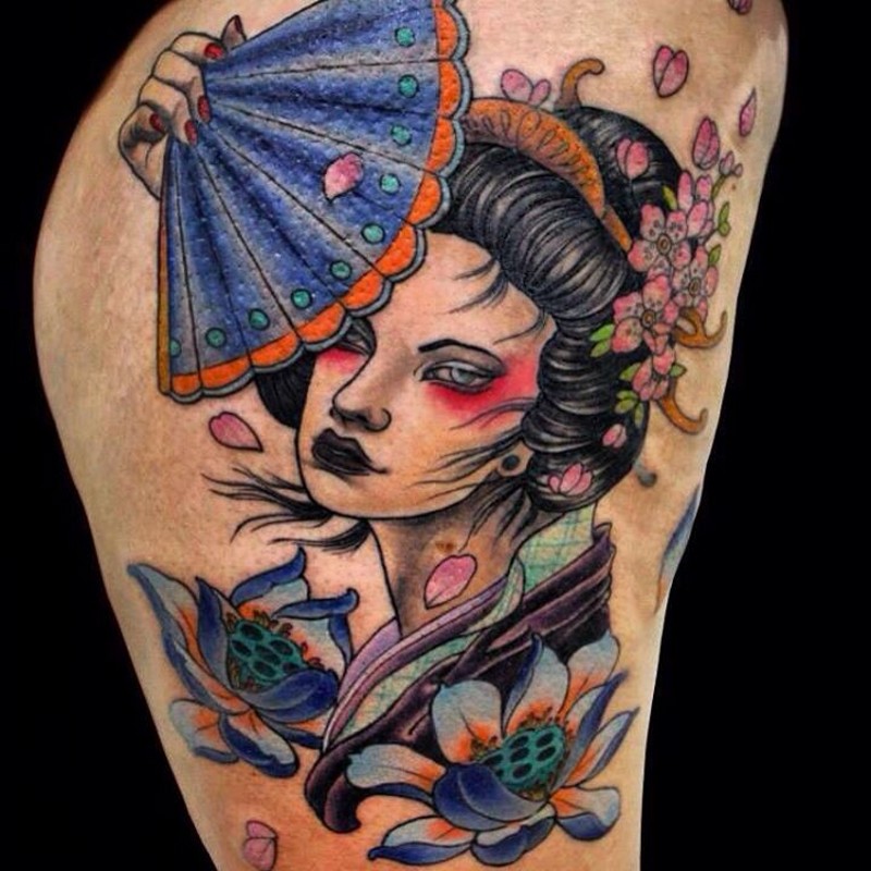 Tattoo Pictures Asian Geishas