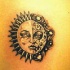 <b>Evil sun</b> in clouds tattoo &middot; High quality sun and moon tattoo <b>...</b> - tattoo-sunmoon114