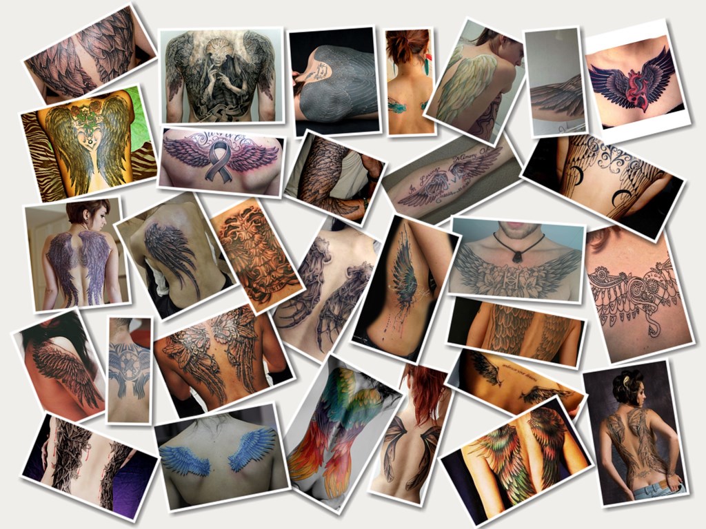 wing tattoos images