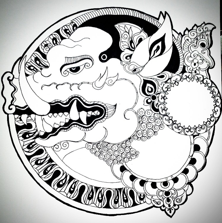 Awesome chinese horoscope pig tattoo design by Schonheit