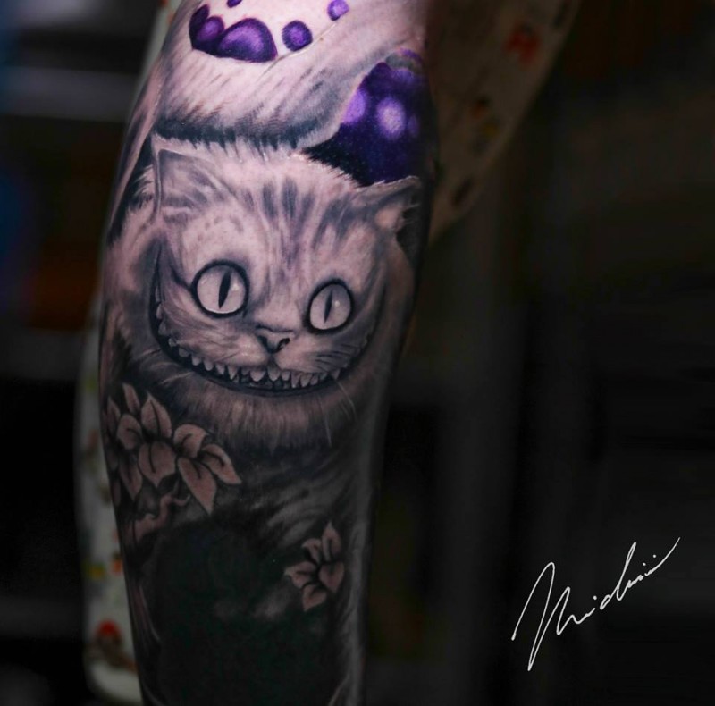 Chester from Alice In wonderland tattoo