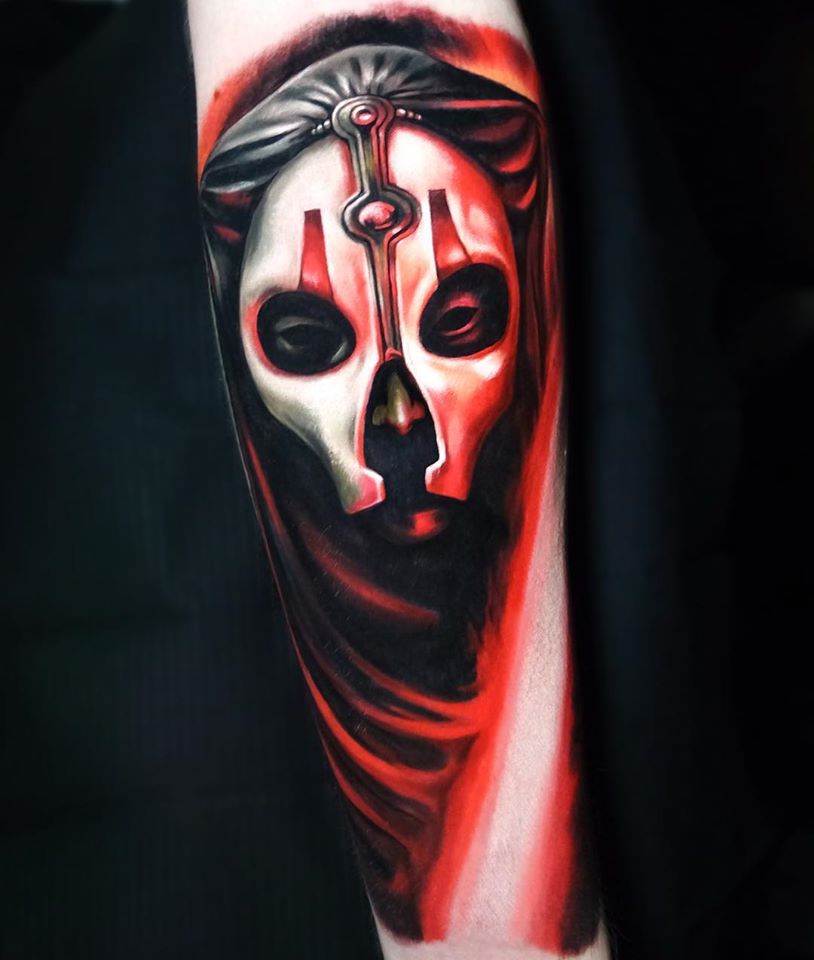 Darth Nihilus from Star Wars tattoo