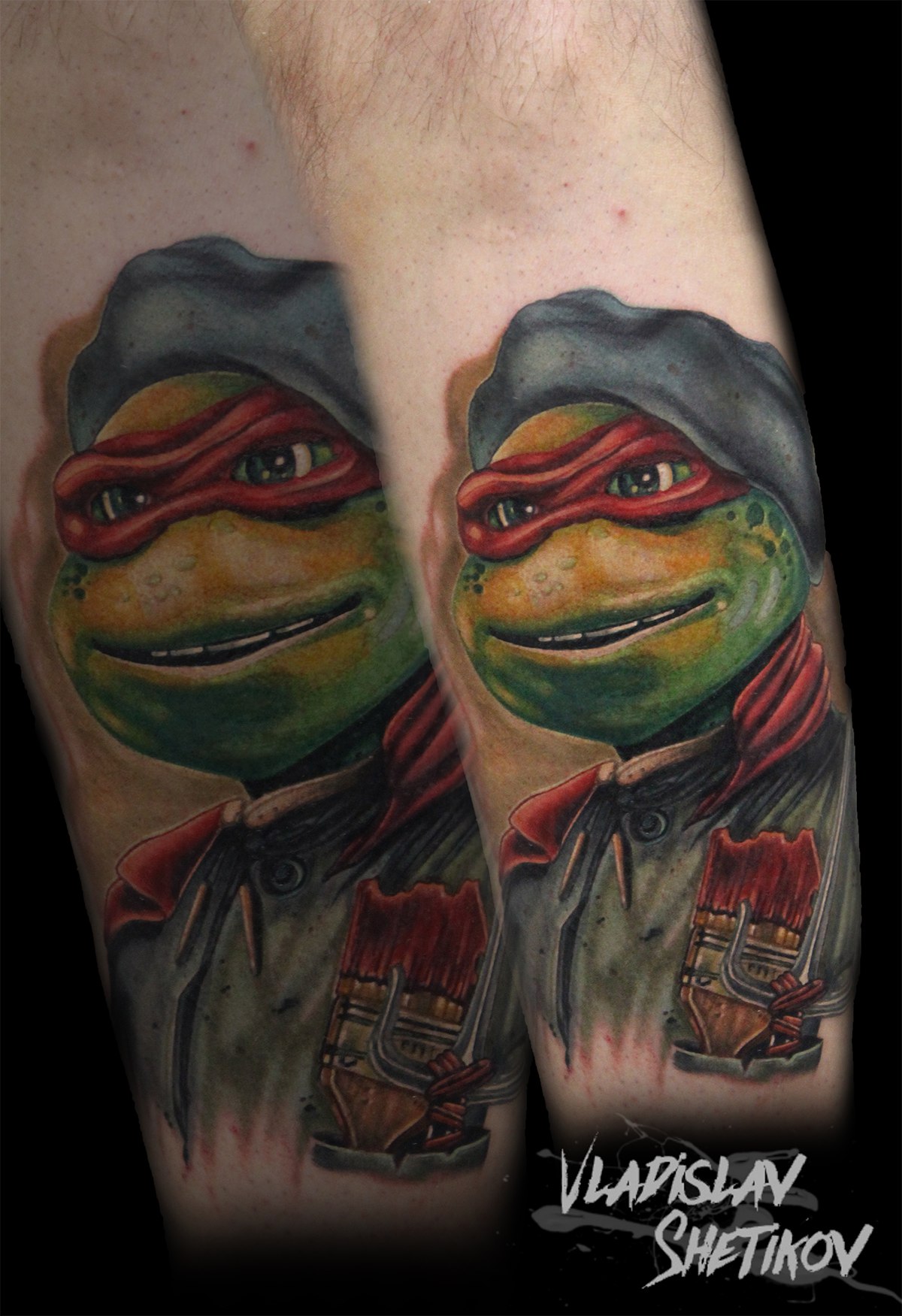 Great Raphael trtle ninja tattoo