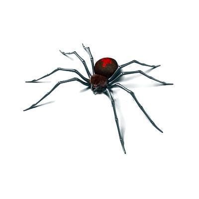 Super black widow spider tattoo design