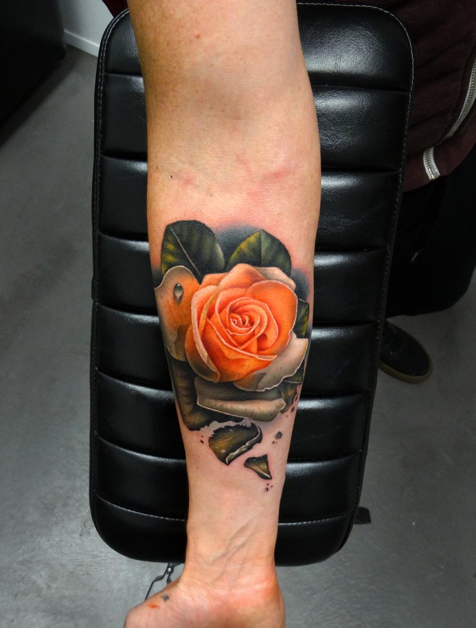 Rose Arm Tattoo Tattooimages Biz