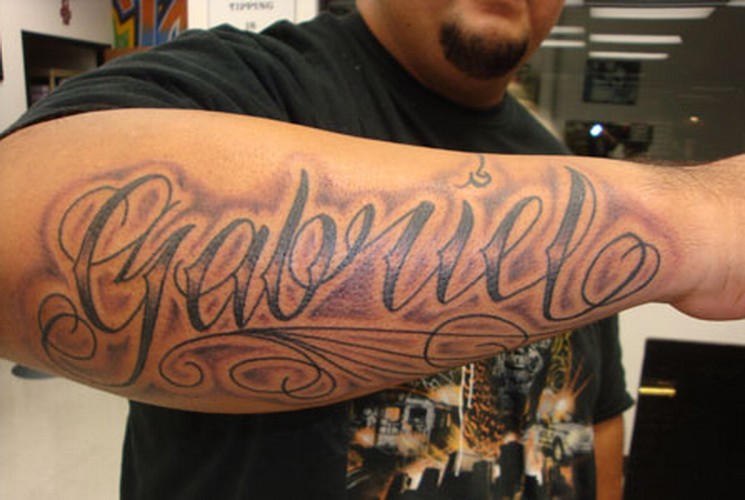 Unterarm namen männer tattoo 50 einzigartige