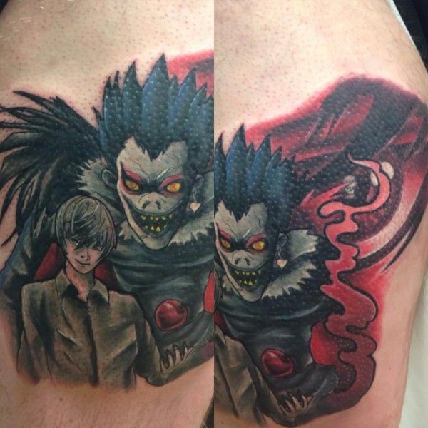 Tatuaje  de monstruo de Death Note