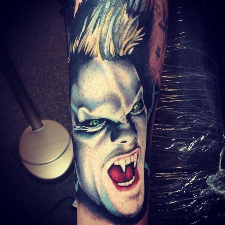bellissimo vampiro orrore tatuaggio