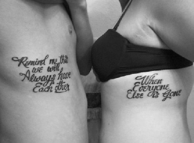 Best friendship quote tattoos on body