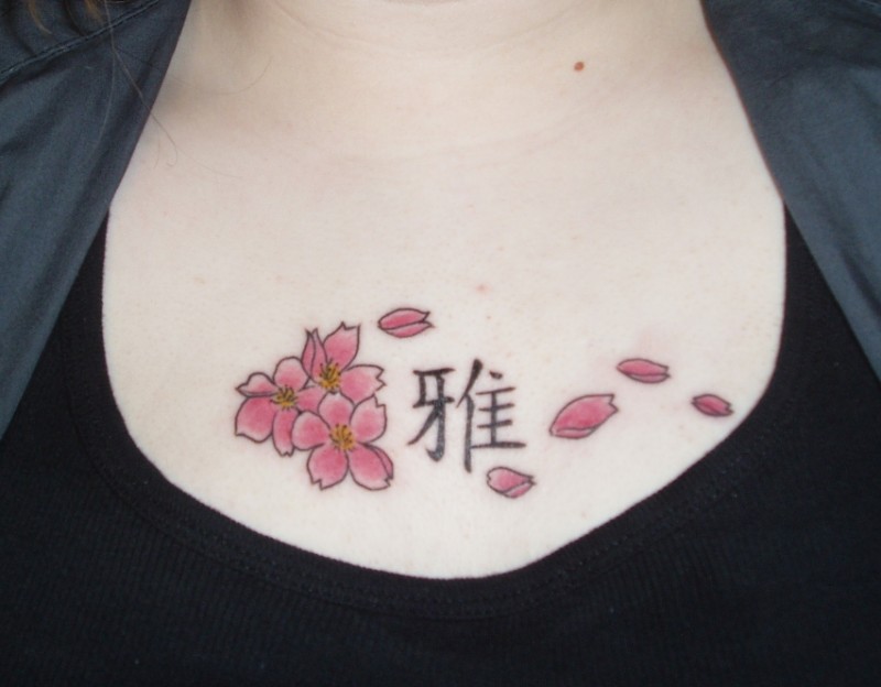 chinese-symbol-name-tattoo-with-cherry-blossom-flowers-tattooimages-biz