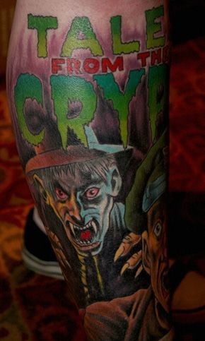 Tatuaje en la pierna, película de horror
