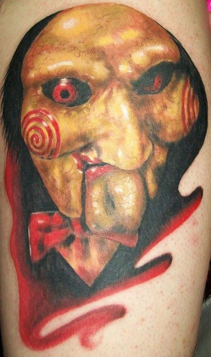 Creepy twin peaks movie horror tattoo