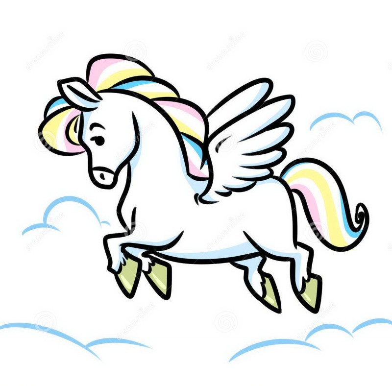 Cavalo-pegasus-voando-nuvens-cartoon-ilustração-personagem-animal-61443491