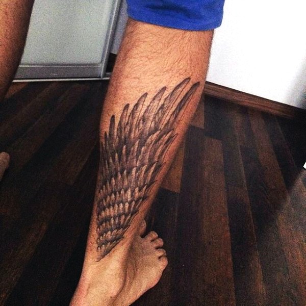 Mann tattoo bein Bein Tattoo