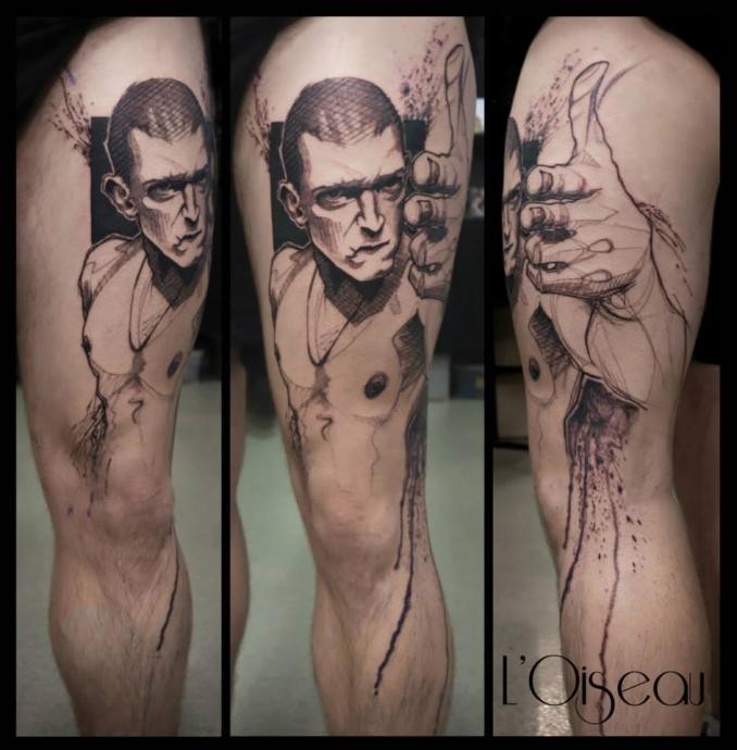 Oberschenkel mann tattoo 58 Tattoo