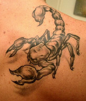 Le tatouage 3D avec le scorpion