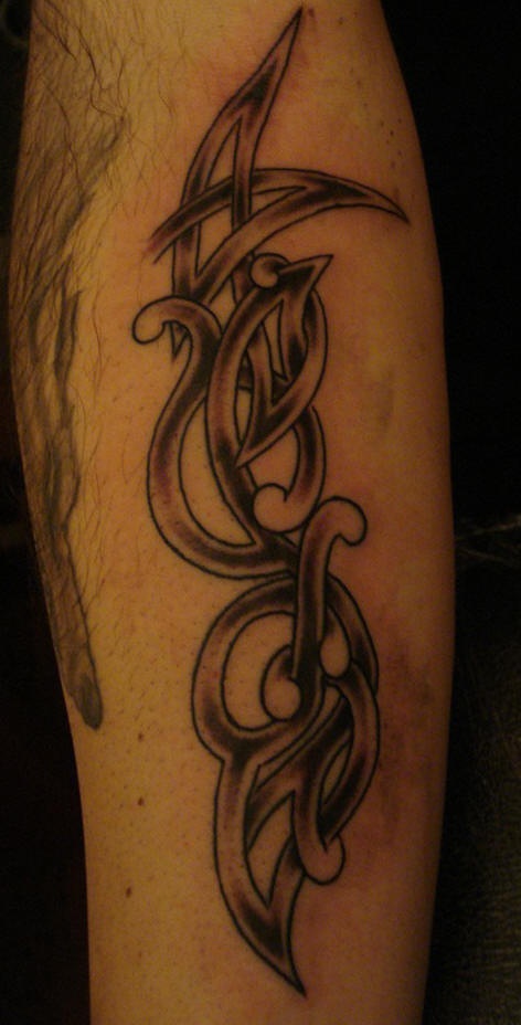 Tatuaggio 3D il disegno in stile celtico