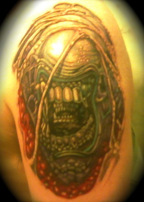 Xenomorph Alien Vs Predator Tattoo