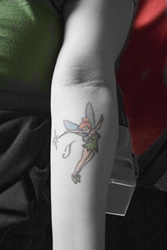 Fairy arm tattoo