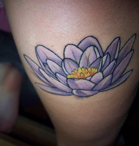 Lily arm tattoo