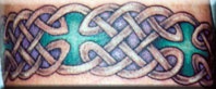 Celtic tracery in colour