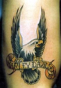 Harley Davidson Adler Tattoo