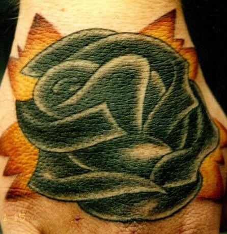 Black rose classic tattoo