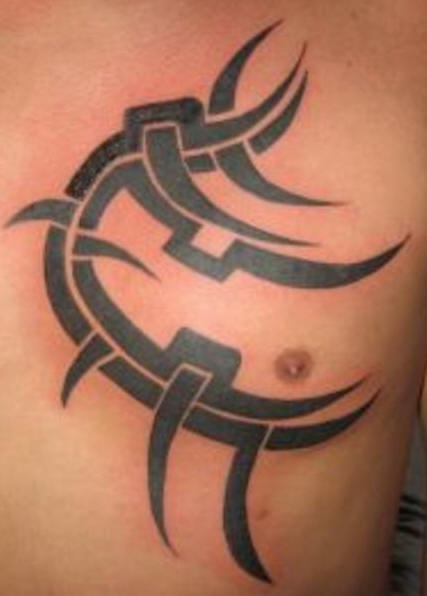 Tribal pattern tattoo