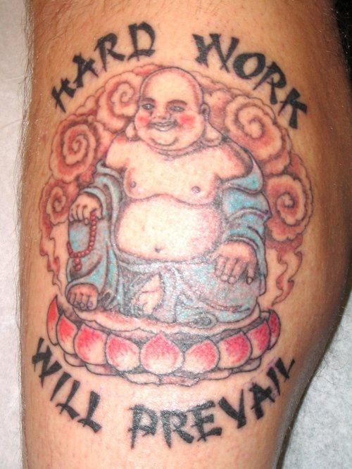 Buddha in new york tattoo