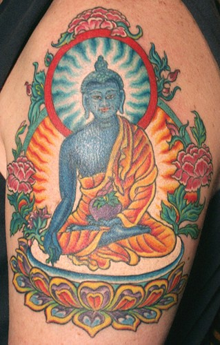 Hindu deity vishnu tattoo