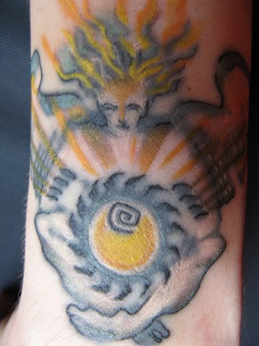 Nirvana state coloured tattoo