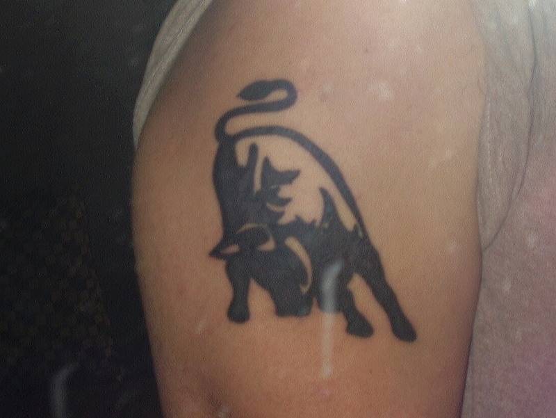 Bull tattoo picture 