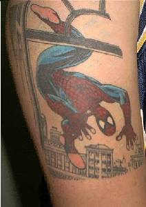 Tatuaje Serie clásica de spiderman