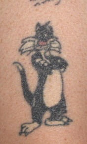 Tatuaggio gatto Sylvester