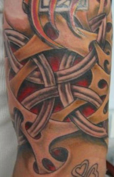Celtic skin knot tattoo
