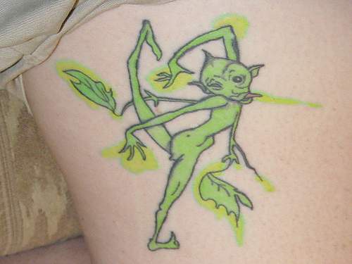 Green dryad tattoo