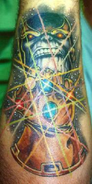Tatuaje a color de Master of universe