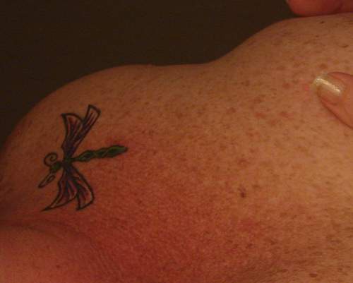 libellula piccolina tatuaggio