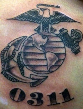 Usmc 0311 corps tattoo