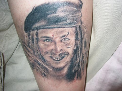 El tatuaje de Capítan Jack Sparrow