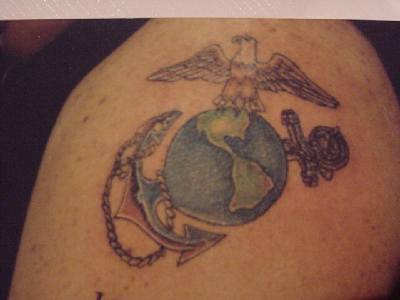 Simbolo navile americano tatuaggio