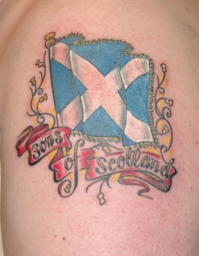Sons of scotland patriotic tattoo