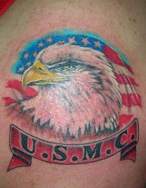 Usmc super patriotic tattoo