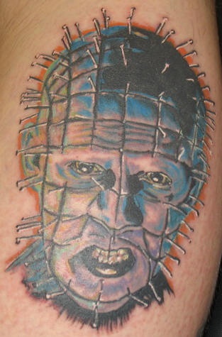 Pinhead movie tattoo