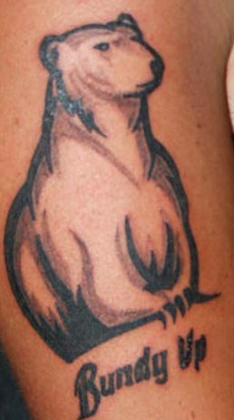 Bundy up polar bear tattoo