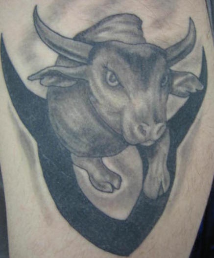 Taurus bull tattoo