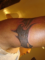 Bad tribal armband tattoo