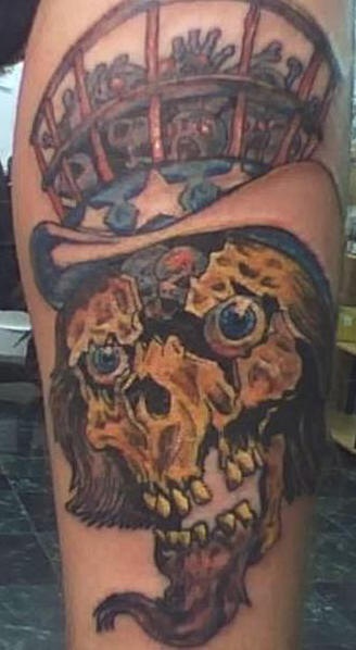 Zombie Onkel Sam Tattoo